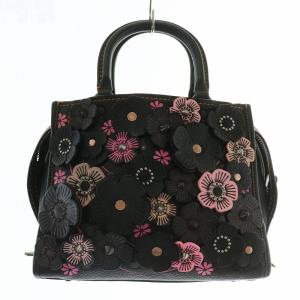 ローグ25 ウィズ ティー ローズ アップリケ ハンドバッグ トート 2WAY