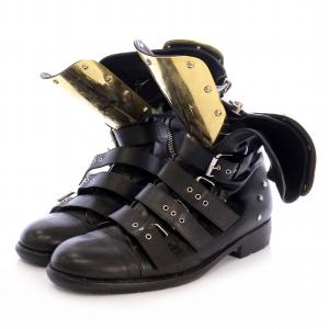 ブーツ ショート 43 ブラック