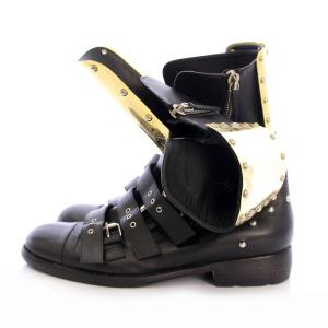 GIUSEPPE ZANOTTI ブーツ ショート 43 ブラック