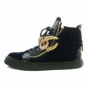 Zanottiの黒金のハイカットスニーカー Giuseppe Zanotti Kanye West Cruel Summer Shoes Mens 14 EU 47