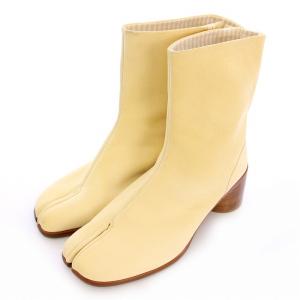 ブーツ Tabi 裏地ストライプ 43 ベージュ ブラウン