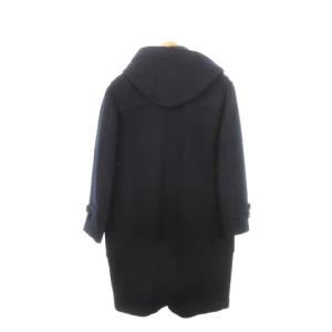 NEWYORKER CARD DUCK ダッフルコート ロング丈 ウール 裏チェック L 紺 ネイビー /AH2 GY18