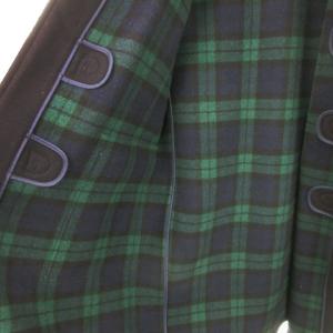 NEWYORKER CARD DUCK ダッフルコート ロング丈 ウール 裏チェック L 紺 ネイビー /AH2 GY18