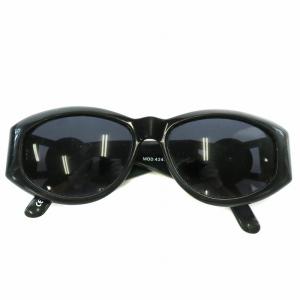 眼鏡 サングラス セルフレーム カラーレンズ メデューサ ゴールド金具 黒 ブラック 424 /XZ GY18