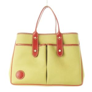 トートバッグ キャンバス レザー 革 ロゴ 内側ストラップ付き 赤 レッド /CK8 GY18