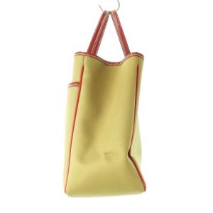 HUNTING WORLD トートバッグ キャンバス レザー 革 ロゴ 内側ストラップ付き 赤 レッド /CK8 GY18