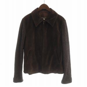 レザージャケット L ブラウン