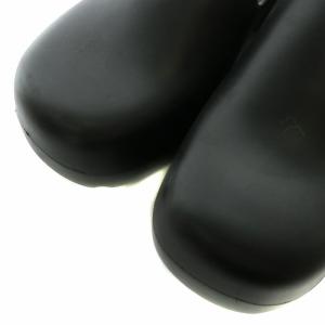 BOTTEGA VENETA フラットサンダル スリッパ 厚底 ラバー 43 ブラック