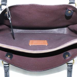 COACH タイラー TYLER キャリーオール トートバッグ ハンド レザー オープントップ 黒 ブラック C2273