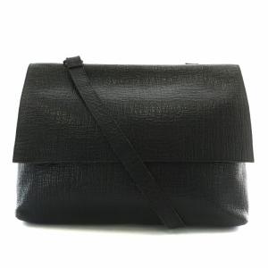 ショルダーバッグ レザー ブラック