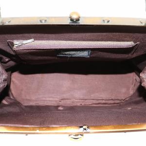 Jean Paul GAULTIER Vサイバー ハンドバッグ がま口 玉虫色