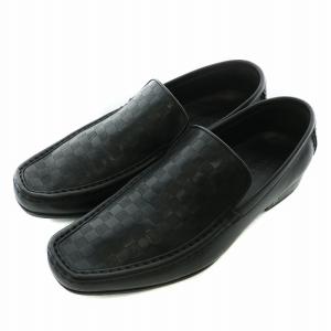 ダミエ ローファー 7 26cm ブラック