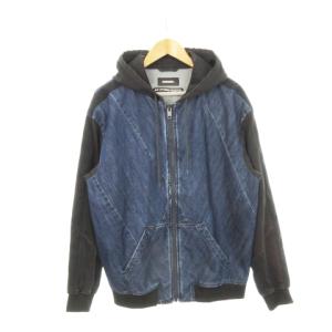 BIAS-CUT DENIM COLLECTION ジップアップパーカー デニム ブルゾン バイアステープ