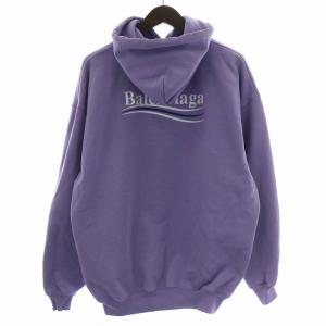 BALENCIAGA パーカー プルオーバー XS パープル