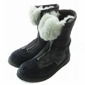 ムートンブーツ 43 ブラック