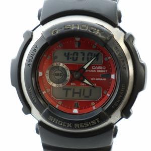 ジースパイク G-SPIKE 腕時計 ウォッチ クォーツ デジタル ロゴ カレンダー付き 黒 ブラック