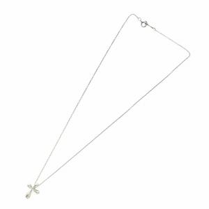 TIFFANY&Co. エルサ ペレッティ ネックレス アクセサリー ペンダント クロス 十字架 Silver925 ロゴ シルバー色