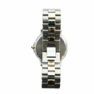 SEIKO ルーセント LUCENT 腕時計 ウォッチ クォーツ 黒文字盤 ローマン ロゴ シルバー色 5E21-6B80
