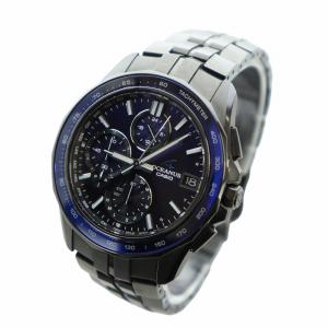 CASIO OCEANUS Manta 腕時計 ソーラー 黒文字盤  OCW-S7000B-2AJF