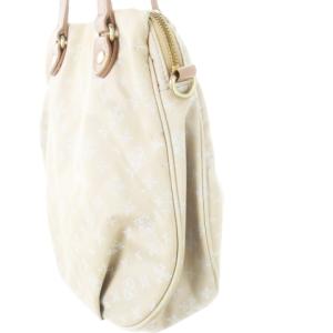 russet ハンドバッグ 2way ショルダーバッグ ナイロン レザー 革 ロゴ 総柄 ベージュ /CK7 GY11