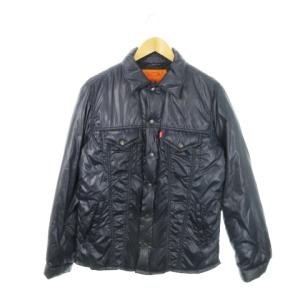 ダウンジャケット 赤タブ L ネイビー