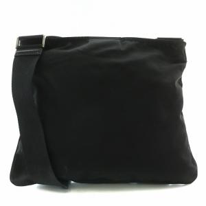 PRADA ショルダーバッグ ナイロン 三角ロゴプレート 黒 ブラック /XZ GY11