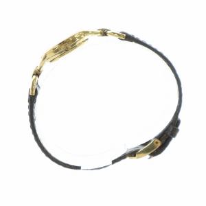 GUCCI 腕時計 ウォッチ クォーツ ローマン ロゴ レザーベルト ゴールド色 6000L GY18 /MQ OH