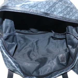 GHERARDINI ソフティ SOFTY ボストンバッグ ハンド レザー 総柄 ポーチ付き 黒 ブラック /XZ GY11