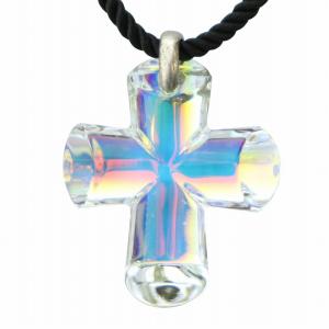 ネックレス アクセサリー ペンダント ロゴ クリスタル クロス 十字架 クリア GY11 /MQ