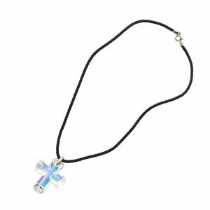 Baccarat ネックレス アクセサリー ペンダント ロゴ クリスタル クロス 十字架 クリア GY11 /MQ