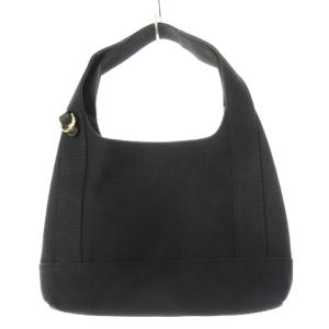 トートバッグ ミニ 2way ショルダーバッグ ハンドバッグ キャンバス レザー 革 黒 ブラック /CK9