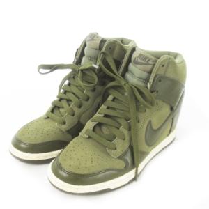 NIKE WMNS DUNK SKY HI スニーカー スエード 23.5cm
