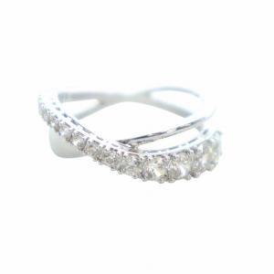 指輪 リング アクセサリー クリスタル ラインストーン シルバー色 GY18 /MQ