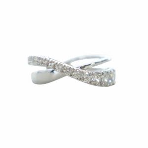 SWAROVSKI 指輪 リング アクセサリー クリスタル ラインストーン シルバー色 GY18 /MQ
