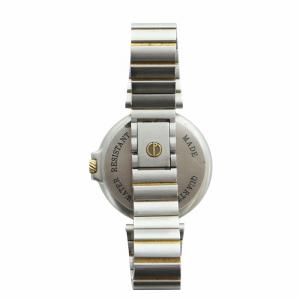 dunhill ミレニアム 6 KPQV 腕時計 クォーツ 12P ラインストーン 黒文字盤