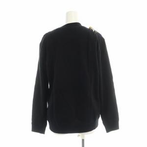 VERSACE スウェット セーフティピン メデューサ 36 ブラック