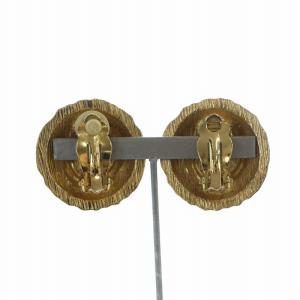 GIVENCHY ヴィンテージ イヤリング アクセサリー 両耳用 クリップ式 Gロゴ ゴールドカラー 金色 GY18 /MQ