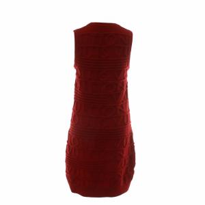 LOUIS VUITTON ニット ワンピース XS レッド