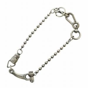 DSQUARED2 ウォレットチェーン ボールチェーン ロゴ シルバー色 GY11 /MQ