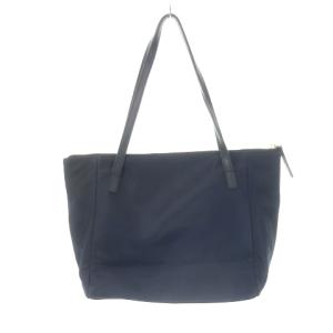 kate spade new york トートバッグ ナイロン レザーハンドル ロゴ リボンモチーフ 紺 ネイビー /AH10 GY11