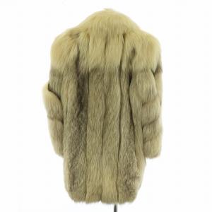 SAGA FOX 金サガ SOLEAGE ファーコート フォックス ホワイト ブラウン