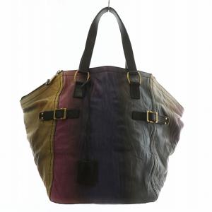 トートバッグ グラデーション ベルト マルチカラー