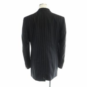DOLCE&GABBANA シングルスーツ セットアップ 上下 3点セット テーラードジャケット パンツ ベスト 総裏地 長袖 ストライプ