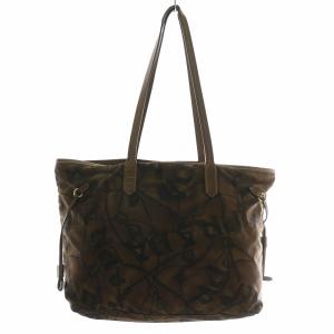 PRADA トートバッグ ナイロン ブラウン BR4001