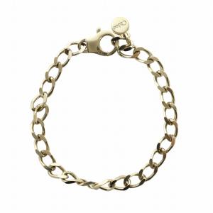 Chloe ブレスレット アクセサリー チェーン ロゴ ゴールド色 GY11 /MQ OH