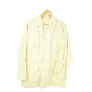 ステンカラージャケット 薄手 L ベージュ