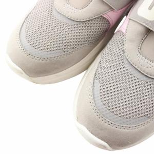 UGG LAフレックス LA Flex スニーカー ローカット 厚底 ロゴ US7 24cm グレー ピンク 1119890