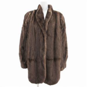 Roberto Ricci 金サガ ロイヤル ミンクファー コート ブラウン