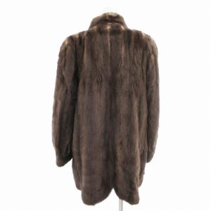 SAGA MINK Roberto Ricci 金サガ ロイヤル ミンクファー コート ブラウン