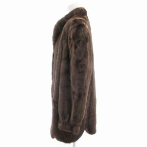 SAGA MINK Roberto Ricci 金サガ ロイヤル ミンクファー コート ブラウン